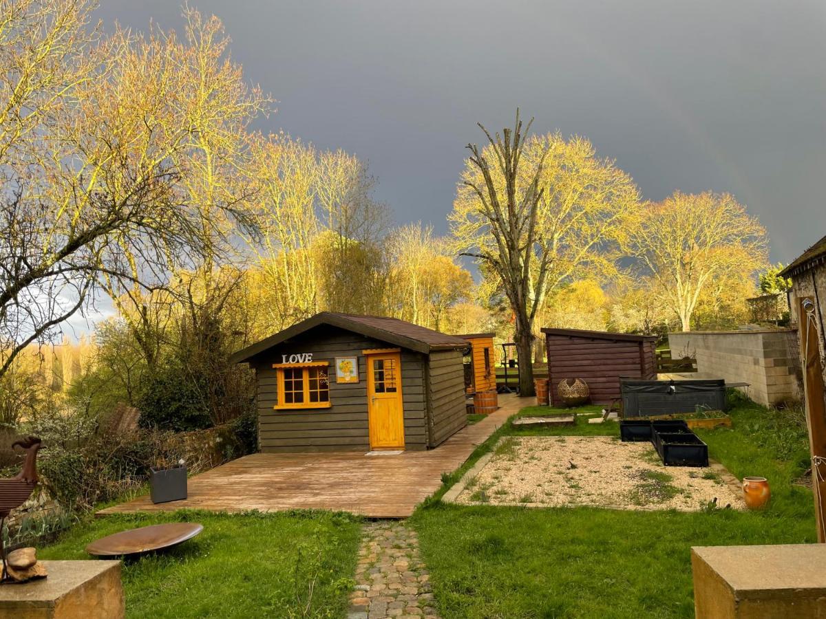O Et Terre, Gite Ressourcement Bains Spa Cryo Sauna Et Foret Dormelles Esterno foto